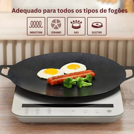 Grilux - Panela Coreana Revestimento Antiaderente Premium - Entrega Grátis