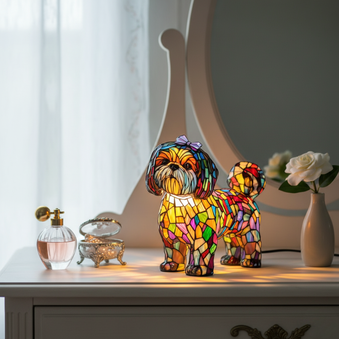 Luminária Shih Tzu Royal™ | Luz Decorativa Premium