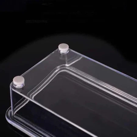 Porta Condimentos Organizador De Tempero Em Acrílico Com Suporte e Colher Inclusos - Entrega Grátis