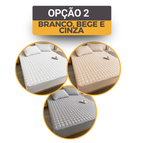 [COMPRE 1, LEVE 2] HydraSoft™ Jogo de Cama Impermeável Premium – Capa + 2 Fronhas