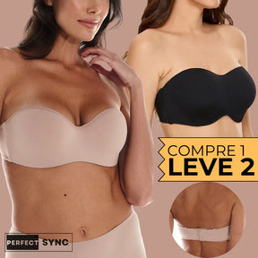 [COMPRE 1 LEVE 2] Sutiã Comfort Line Tomara Que Caia Sem Alça - Com Sustentação Fita Up