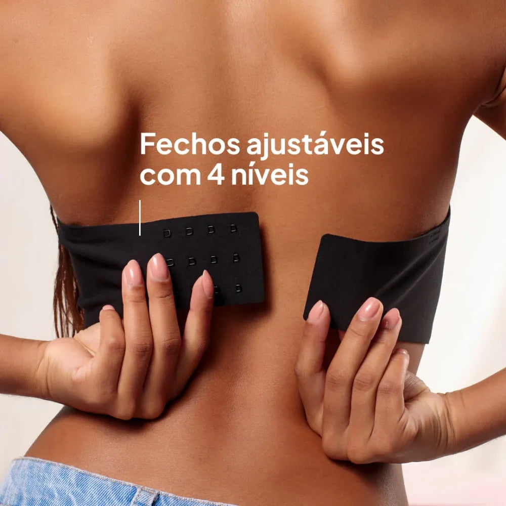 [COMPRE 1 LEVE 2] Sutiã Comfort Line Tomara Que Caia Sem Alça - Com Sustentação Fita Up