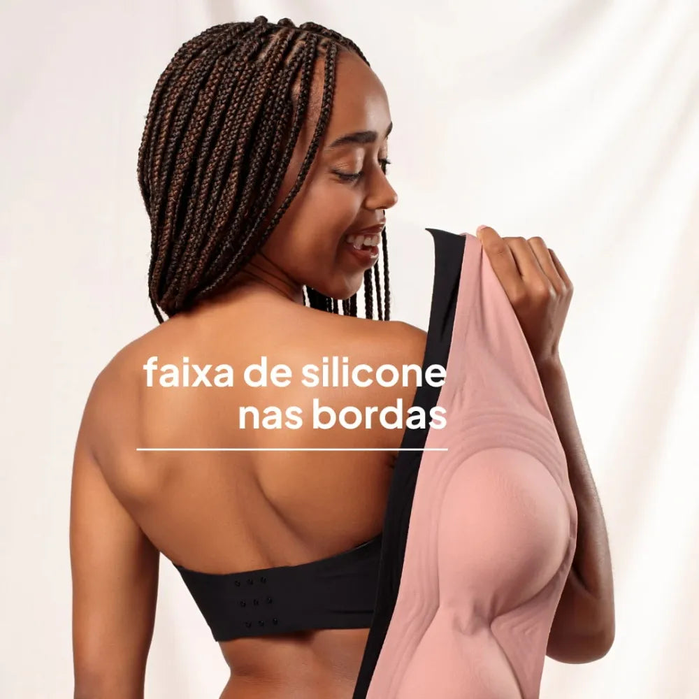 [COMPRE 1 LEVE 2] Sutiã Comfort Line Tomara Que Caia Sem Alça - Com Sustentação Fita Up