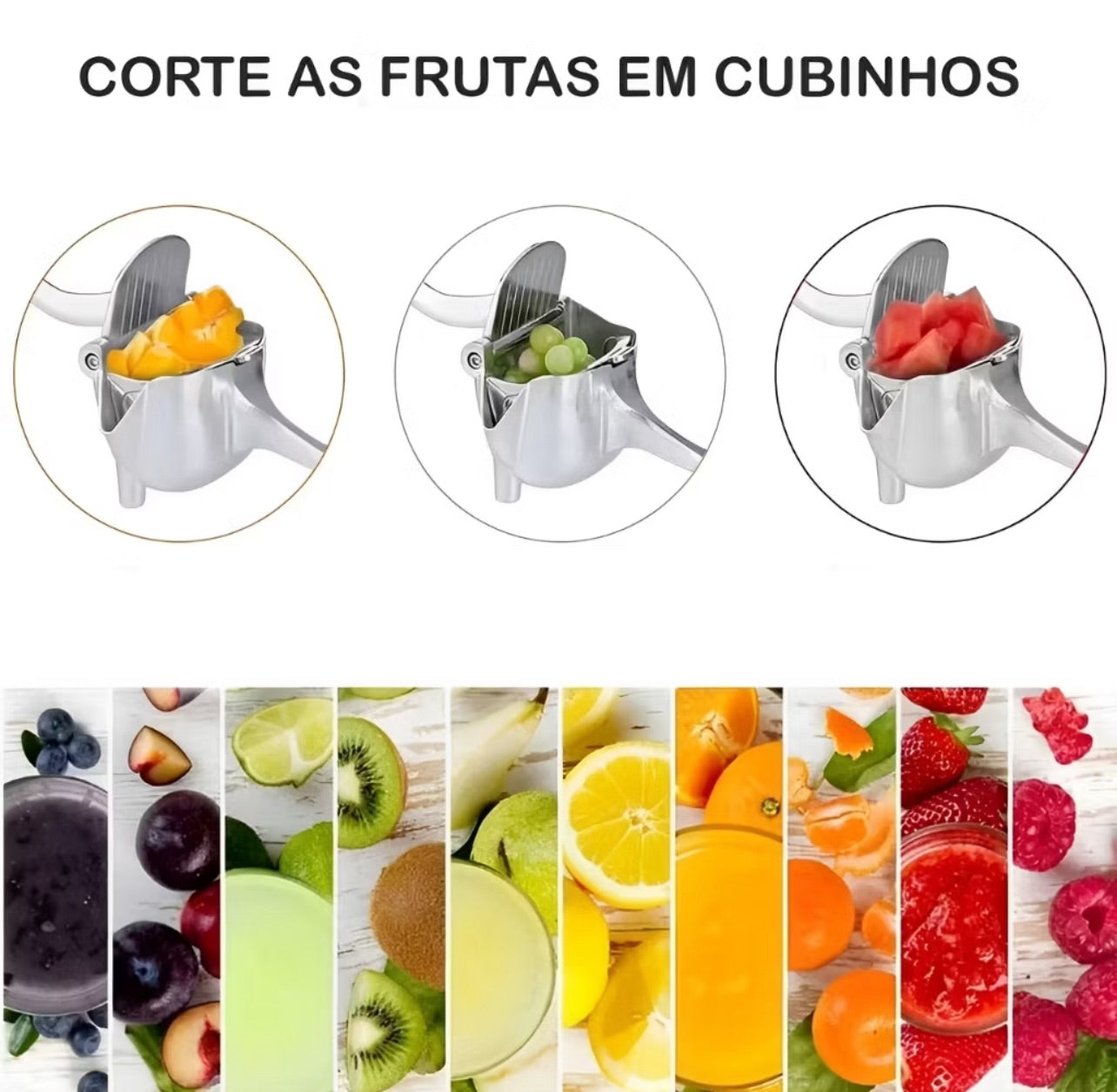 PraticJuicer - Espremedor De Frutas Multifuncional Prático e Sem Esforço - Entrega Grátis