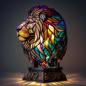 Luminária Leão Real™ | Luz Decorativa Premium