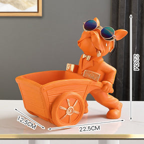 Escultura Decorativa Bulldog Francês Decorativo