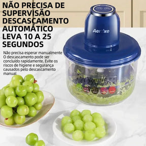 Descascador Elétrico Automático™ Rapidez e Praticidade no Preparo Diário