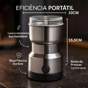 InoxGrinder - Moedor Multifuncional Elétrico de Grãos e Especiarias - Entrega Grátis