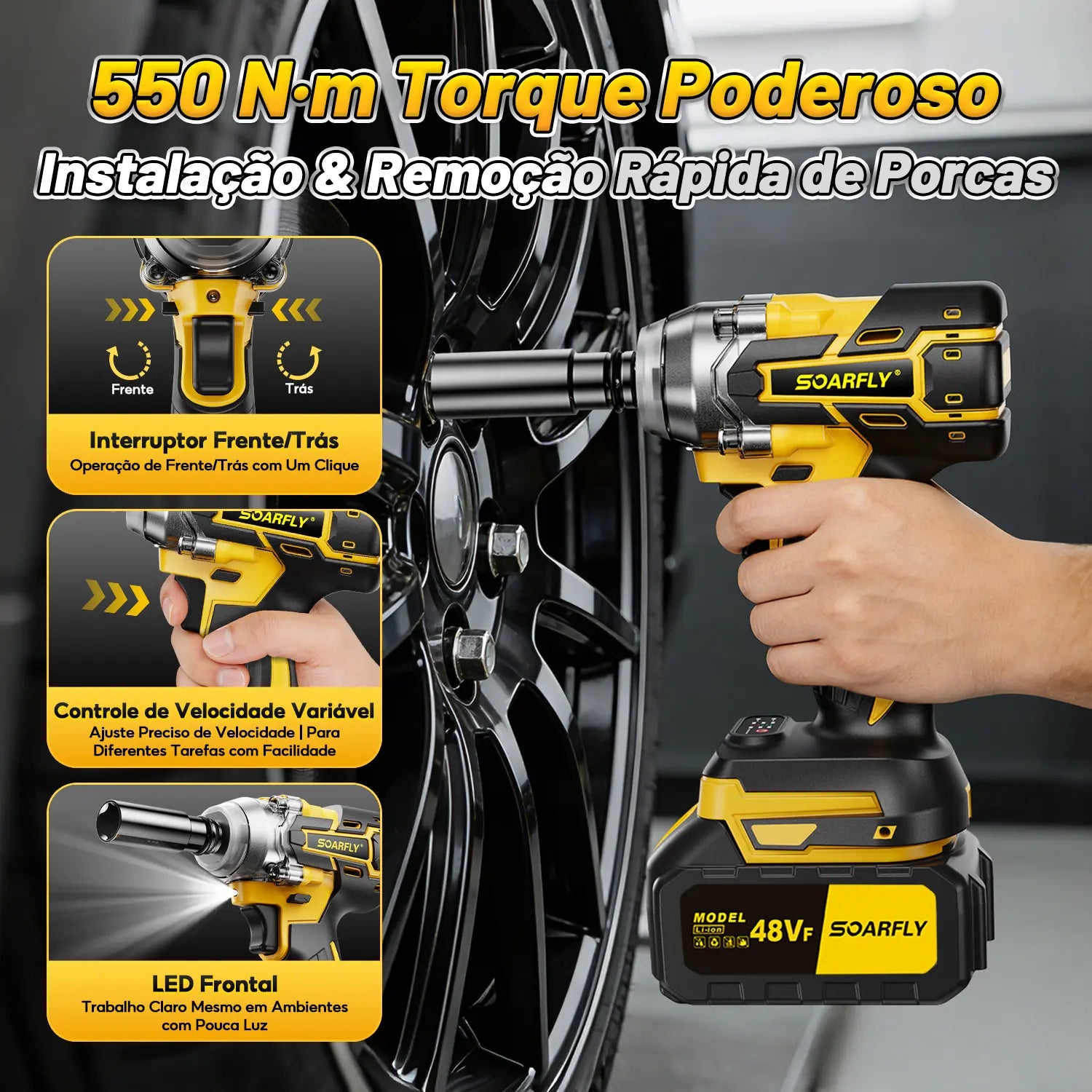 Kit Ferramentas 4 em 1 - Ideal para Reformas Residenciais e Reparos Domésticos