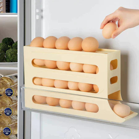 Ovolar - Organizador de Ovos com Rolagem Automática - Entrega Grátis